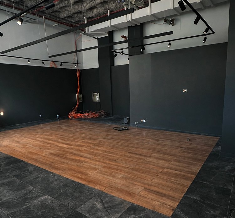 chantier centre commercial en cours