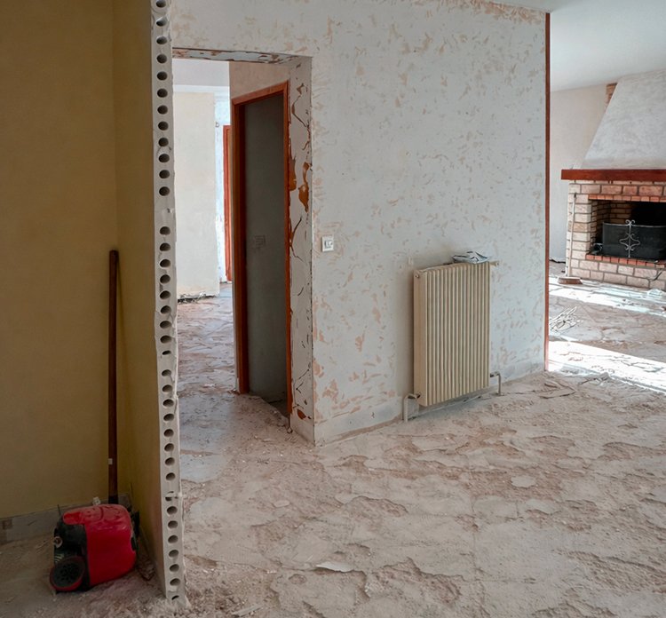 Rénovation maison chantier en cours